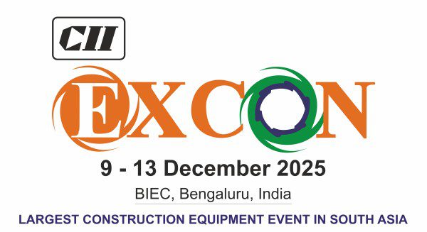 EXCON 9-13 December 2025, BIEC, Bengaluru, india. Largest construction equipment event in South Asia.
